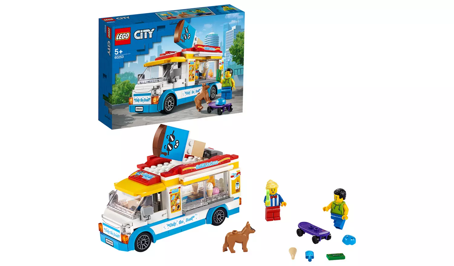 LEGO City Great Vehicles Ice Cream Van Truck Toy 60253