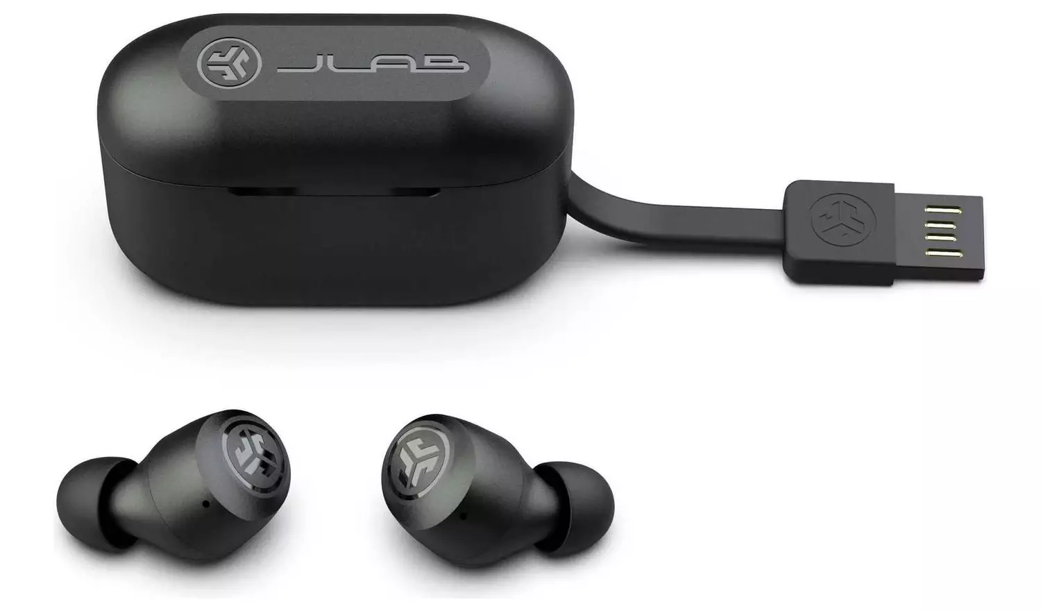 JLab GO Air Pop In-Ear True Wireless Earbuds - Black