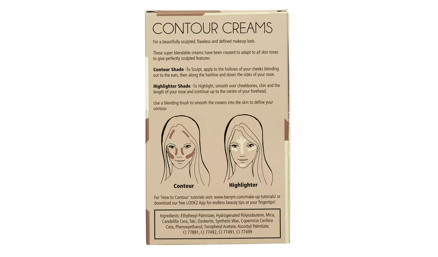 Barry M Cosmetics Contouring Highlighting Cream Set
