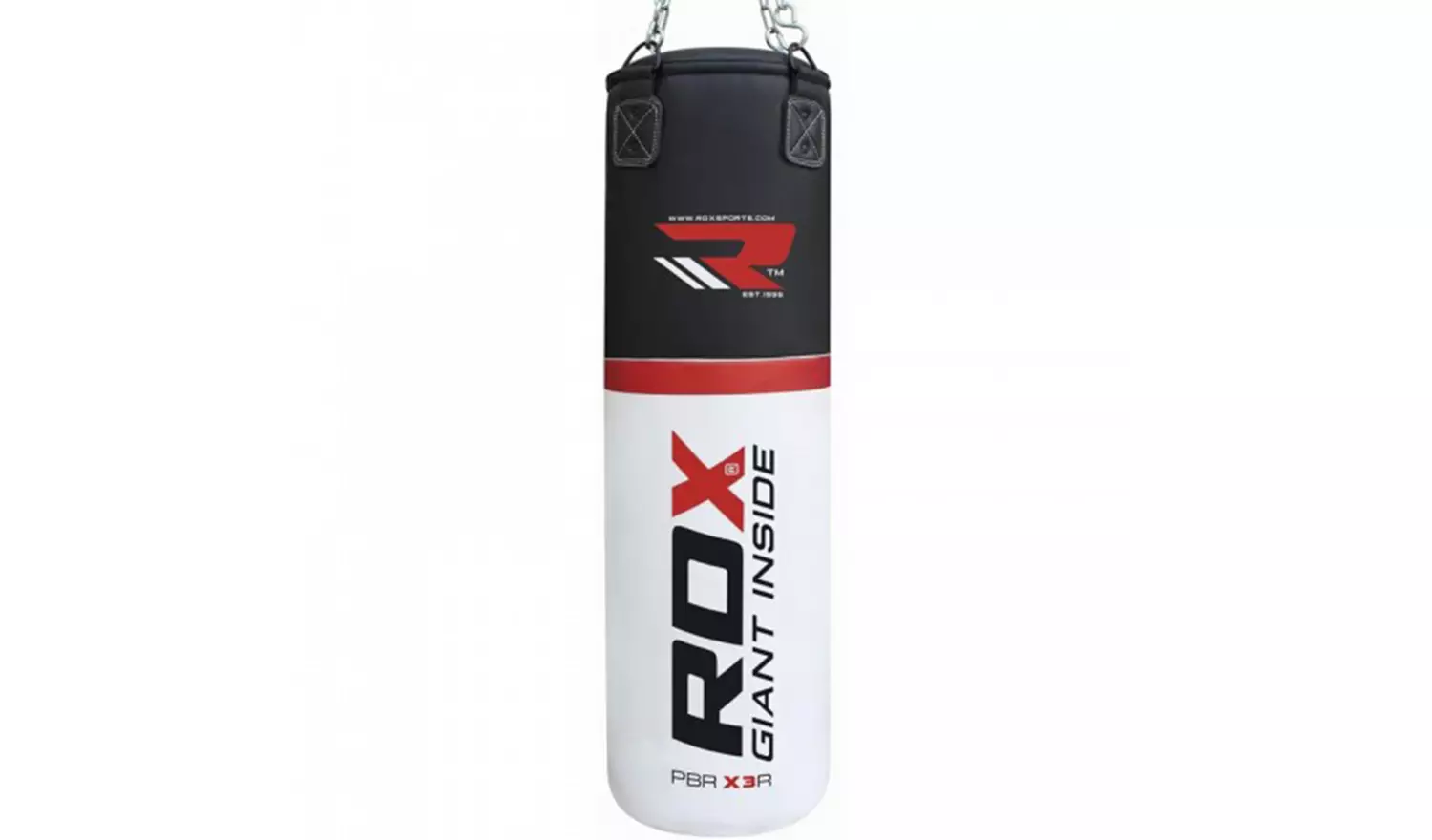 RDX 4ft Punchbag with Gloves, Chains and Bracket