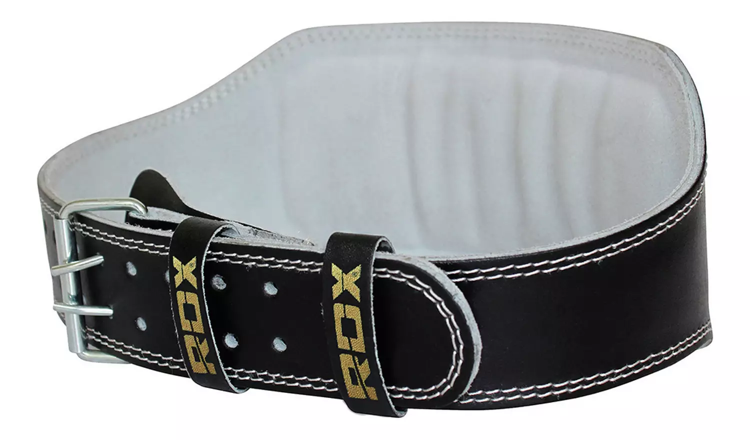 RDX Medium Weight Lifting Padded Belt - Black