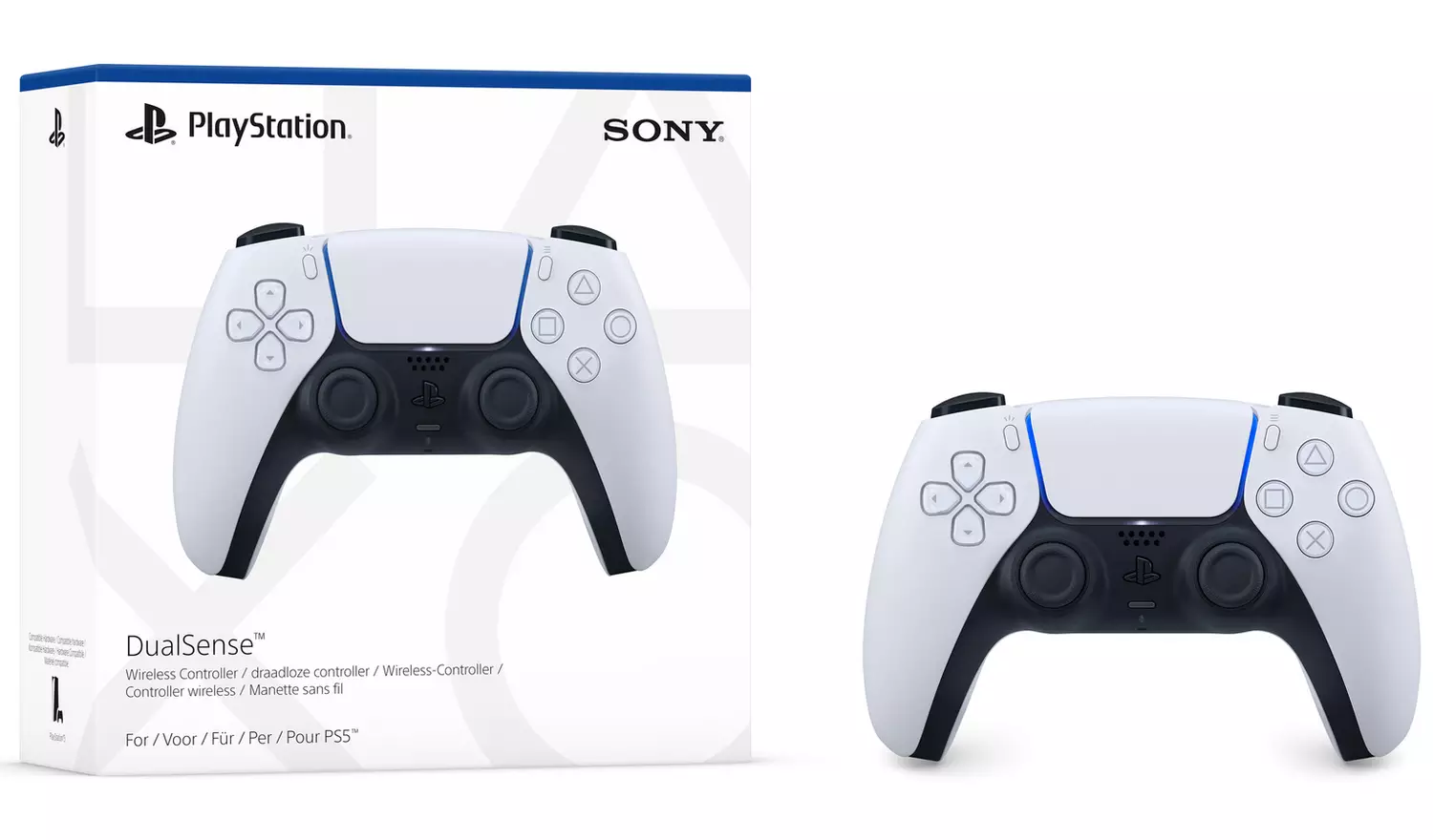 Sony DualSense PS5 Wireless Controller - White