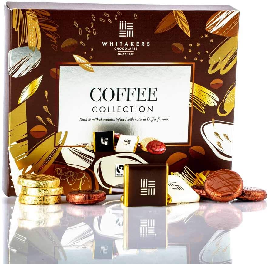 Coffee Collection - Milk & Dark Whitakers Chocolates Box 170g (Pack of 1)